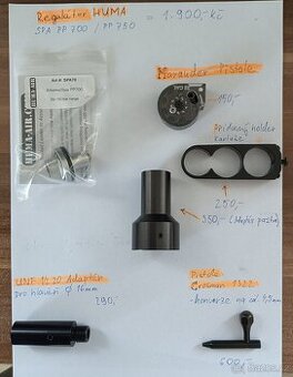 Výprodej příslušenství vzduchovek (SPA,Marauder,Crosman,AA)