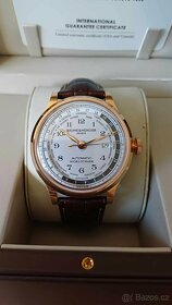 Baume & Mercier Capeland Worldtimer 18k Red Gold hodinky