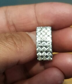Stříbrný dámský prsten Swarovski