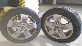 Alu kola s letní pneu 2kusy 205/55/R16