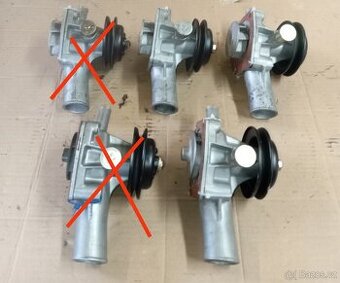 Vodní pumpy po opravě Škoda 105,120,130 - 1