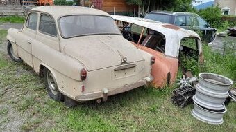 Škoda Octavia Super r.v. 1959  s originál přístrojovou desk.