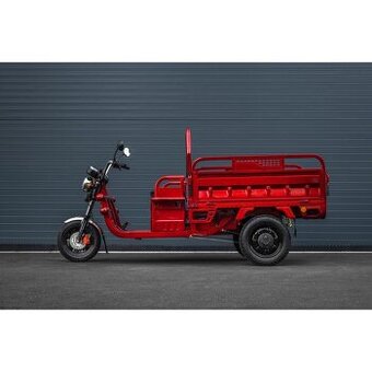 Pracovní elektro tříkolka, Leramotors, 1000W, červená