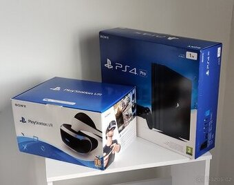 🎮 PS4 Pro 1 TB + PlayStation VR + kamera + 3 hry