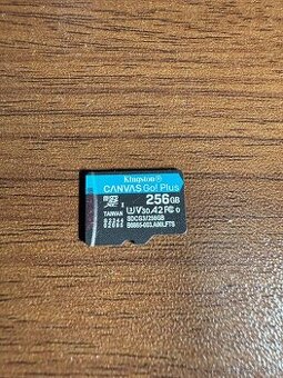 Kingston Canvas Go Plus 256GB 170MB/s UHS-I U3 + adaptér