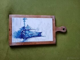 Prkénko kuchyňské s motivem baltských rybářských