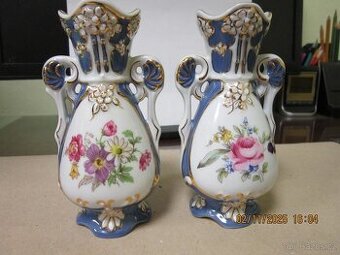 2 ks miniamfora Royal Dux Bohemia