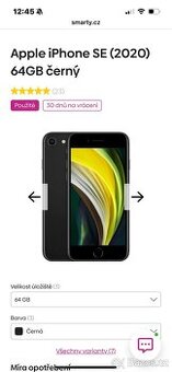 Prodám iPhone SE 2020 64 Gb