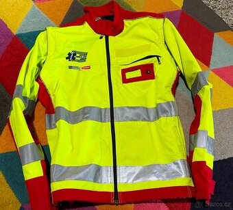 SOFTSHELL PROFI PÁNSKÁ REFLEXNÍ PRACOVNÍ BUNDA-VESTA 