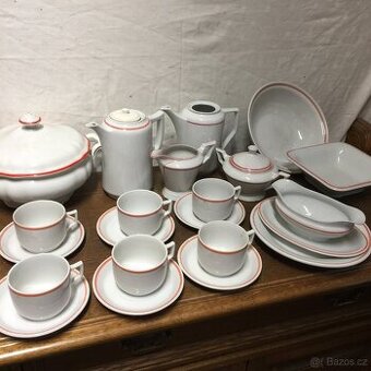 První republika porcelán Thun kávový servis  mísa terina