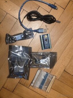 Arduino USB Nano V3.0 ATmega328P, spodní držák +2 relé+čidlo