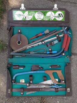 retro souprava zahradkare