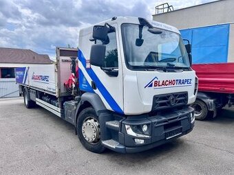 Renault D 280, celková hmotnost 18 000 kg, valník s HR