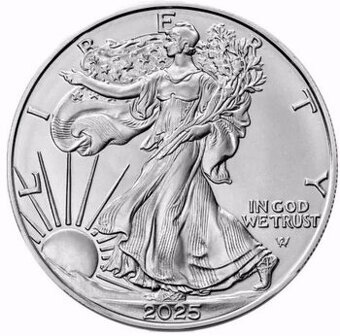 Stříbrná mince 1oz American Silver Eagle ASE 2025