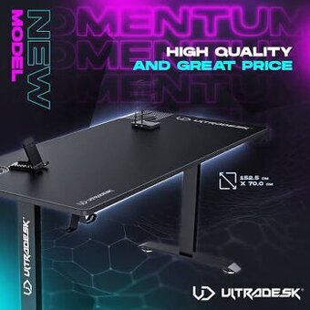 Prodám ultradesk momentum black