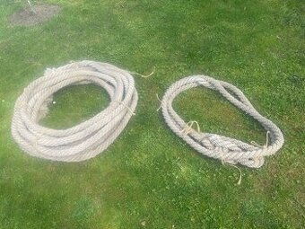 Jutové lano o 40 mm.