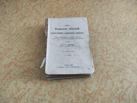 Česko - německý a německo-český kapesní slovník z roku 1923 - 1