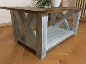 Konferenční stolek Farmhouse - bukové dřevo