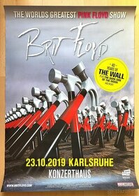 Plakát z koncertu kapely Brit Floyd