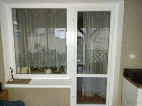 Plastové okno a balkonové dvere