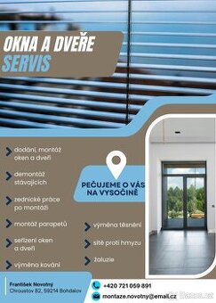 Montáž a servis oken a dveří