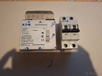 Eaton 2-pólový jistič FAZ D6/2