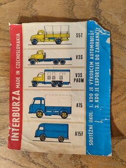 Nálepky Avia - Interburza, Czechoslavakia