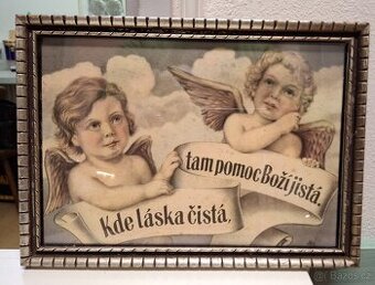Domácí obrázek za sklem