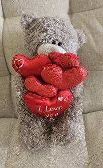 Medvídek Me to you se srdíčky I love you