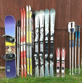 Lyže, přeskáče, snowboard, běžky - 1