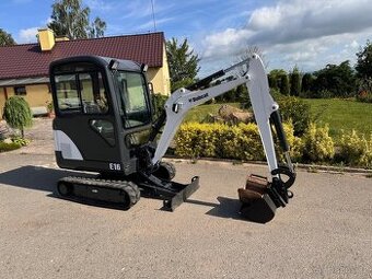 Minibagr Bobcat E16 2011 2x lzice po GO