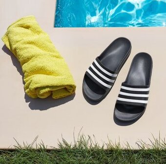 Pantofle Adidas Adilette Aqua černé - NOVÉ