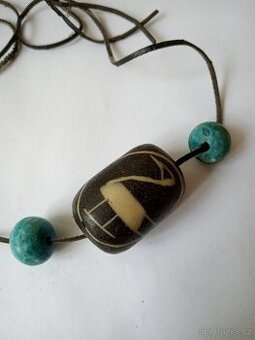 Starý indiánský náhrdelník - amulet