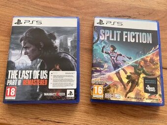 Split fiction PS5 a The last of us part 2 remaster