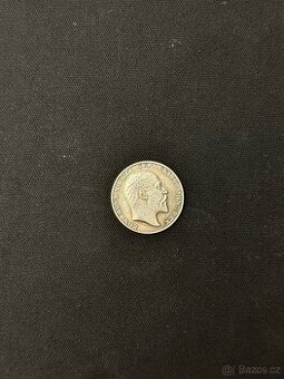 Prodám britský stříbrný šilink – rok 1905, Eduard VII