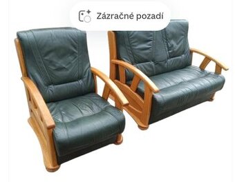 Kožená sedačka 2 + 1