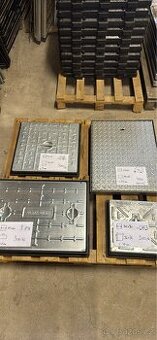 Pozinkované poklopy s plastovým a nebo kovovým rámem