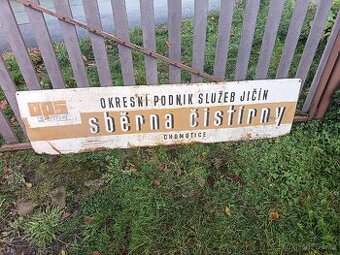 Plechová cedule