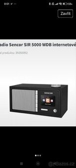 Internetové a DAB rádio SENCOR