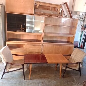 Křesla  2 ks Jitona ( Jiroutek ) plus konferenční stolek