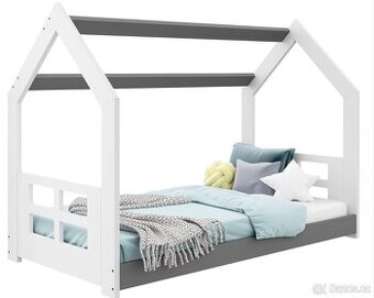 Dětská domečková postel 160 x 80