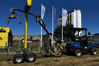 vyvážečka dřeva, vlek na dřevo, hydraulická ruka