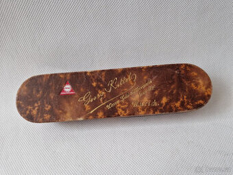 Stará krabička etuje náramkové hodinky Alpina zlatník