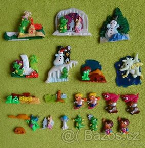 Kinder figurky náhradní díly k 3D puzzle k doplnění