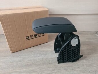 NOVÁ Loketní opěrka Octavia 2 Černá kůže RS - ORIGINÁL - 1