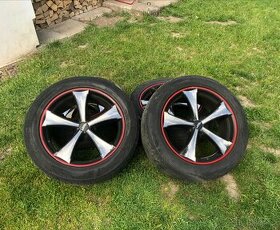 ALU kola 5x120 R19 255/50 ET 40 8,5J letní pneu