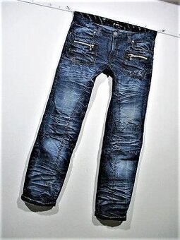 KOSMO ONE ♦ LUXUSNÍ PÁNSKÉ DŽÍNY ♦ VEL.34/L