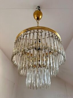 Retro křišťálový lustr