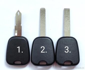 Klíč Peugeot Citroen Opel Renault NE73 VA2 HU83.