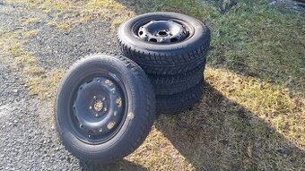 Zimní kola Fabia 5x100 R14 Pneu Vraník Green Diamond